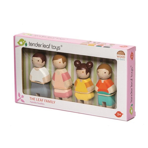 Tender Leaf Toys Rodzinka Leaf Laleczki 4 el. 3+