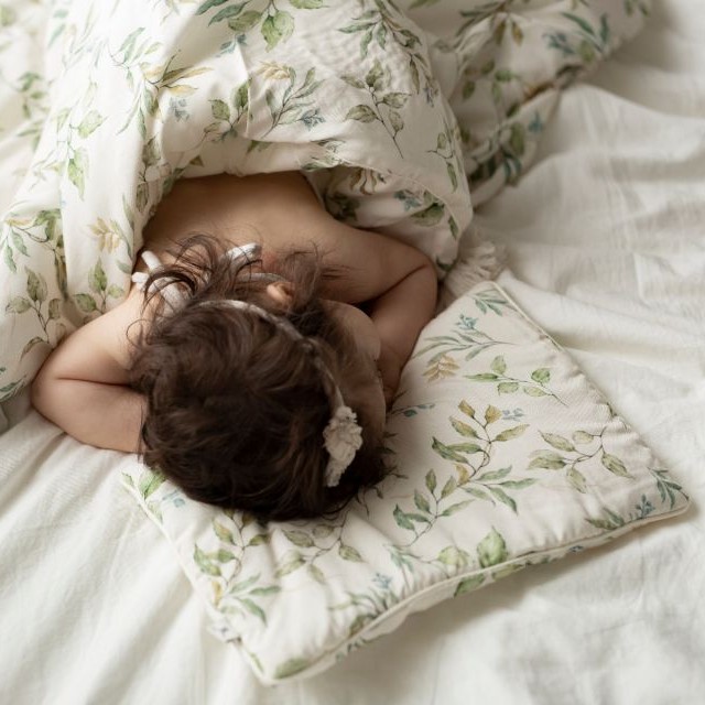 My Memi, Bambusowa poduszka 25x30 - botanic