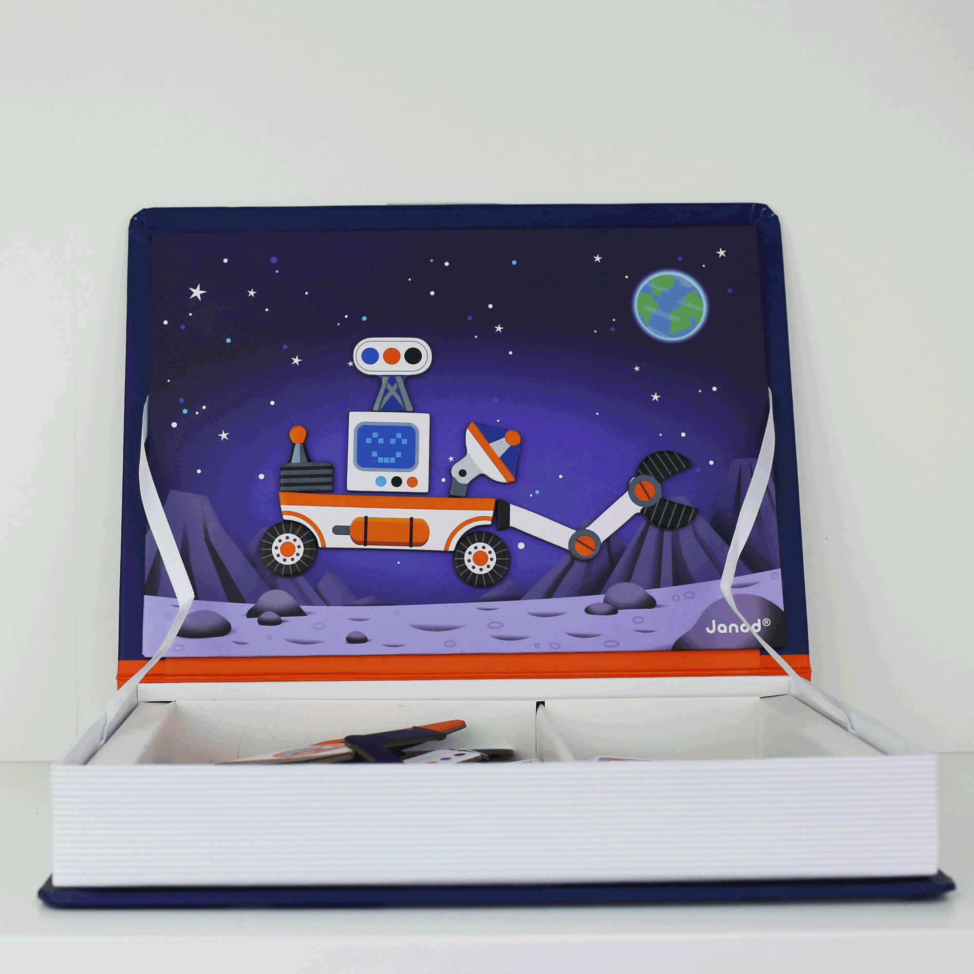 Janod Magnetibook Układanka Magnetyczna Kosmos 3+