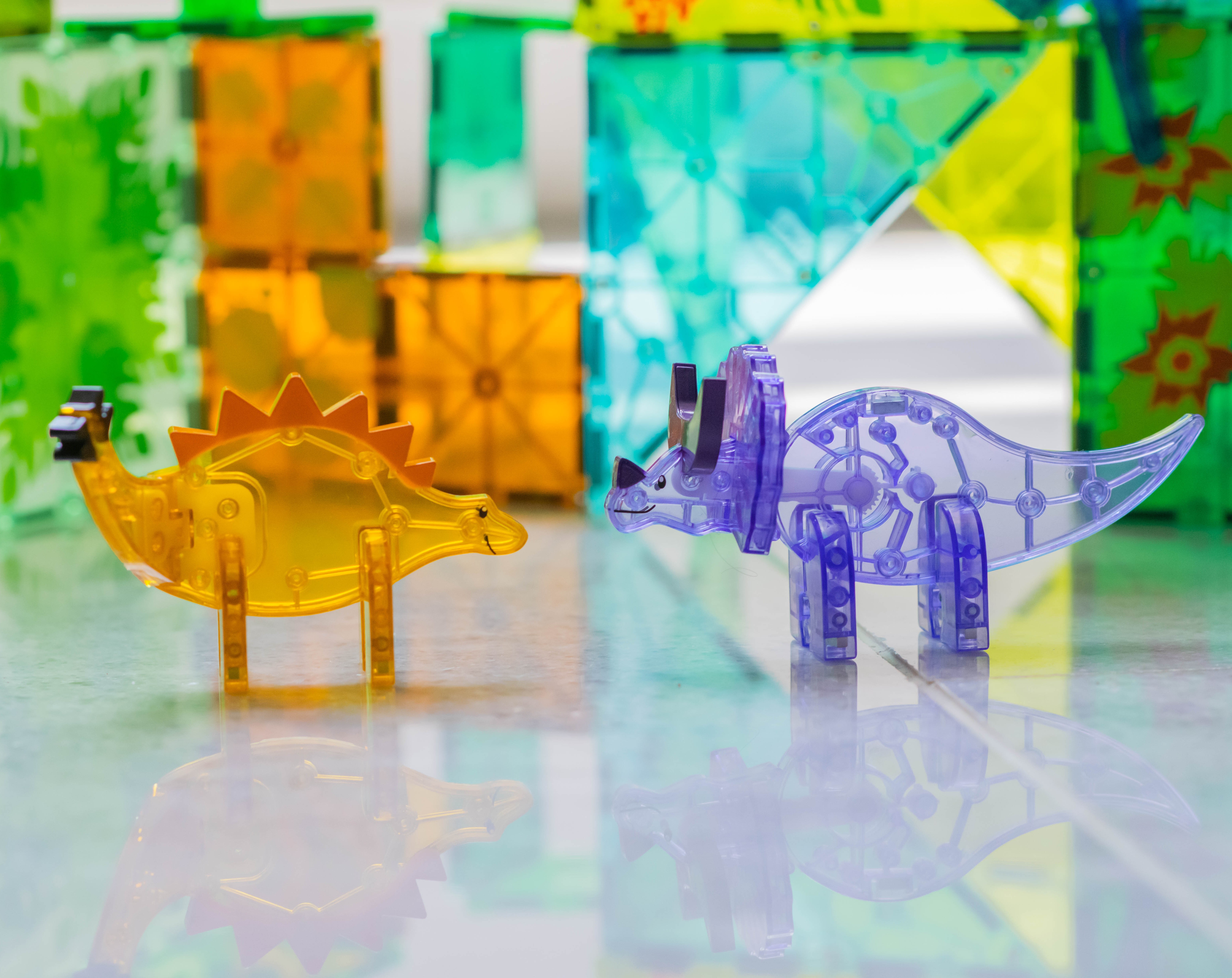 Magna-Tiles Dino World XL Klocki Magnetyczne 50 el. 3+