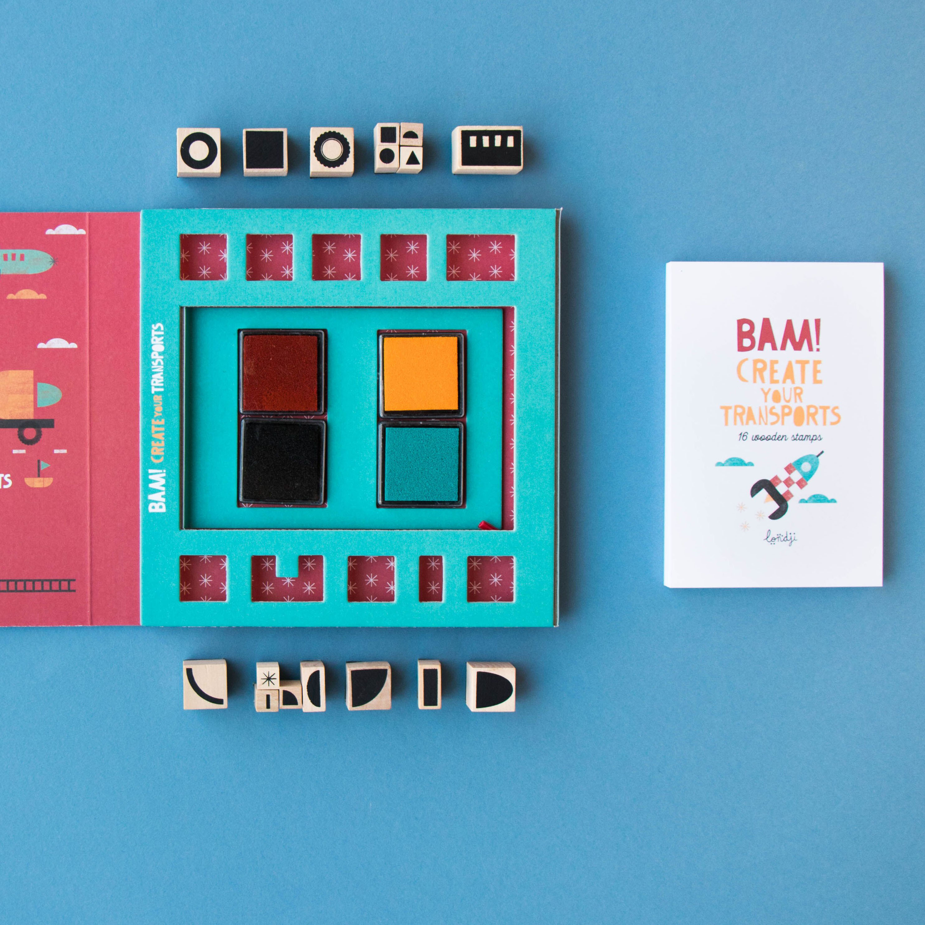 Londji Stempelki BAM! Pojazdy 3+