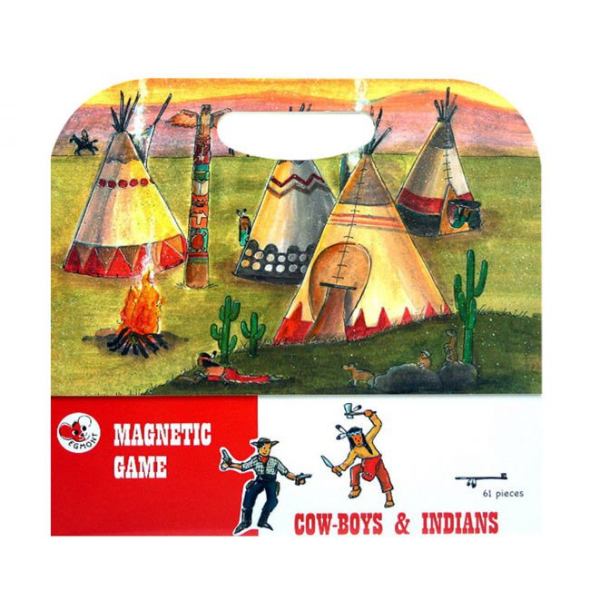 Egmont Toys Układanka Magnetyczna Kowboje i Indianie 3+