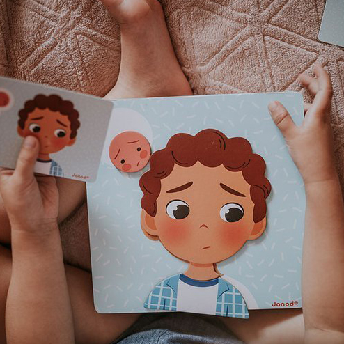 Janod Magnetyczna Układanka Emocje 3+