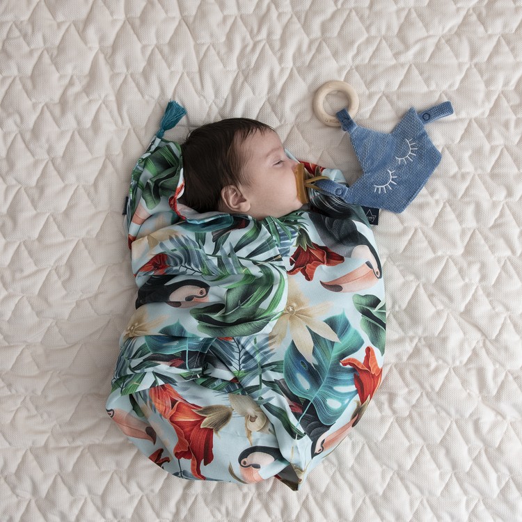 La Millou Otulacz Bambusowy Mgiełka Fringe King Size | 0+