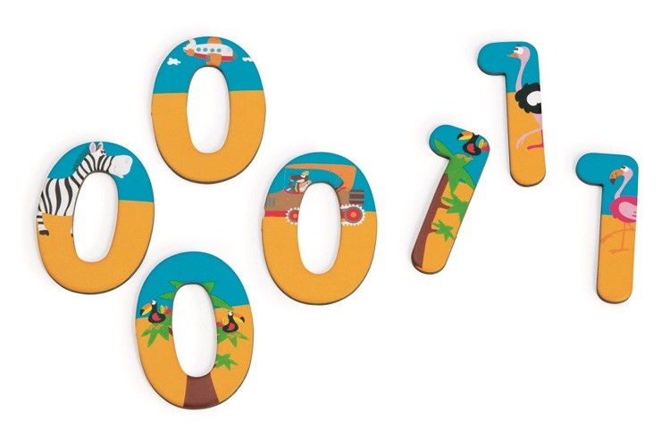 Scratch Magnetyczne Cyferki Safari 3+