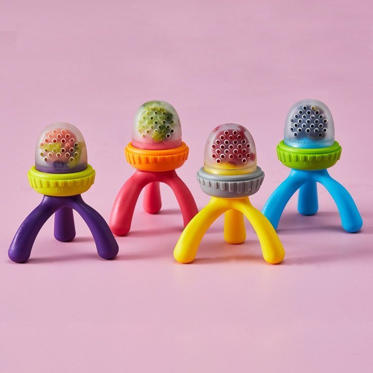 B.Box Gryzak Silikonowy do Pokarmu Lemon Sherbet 3+ m