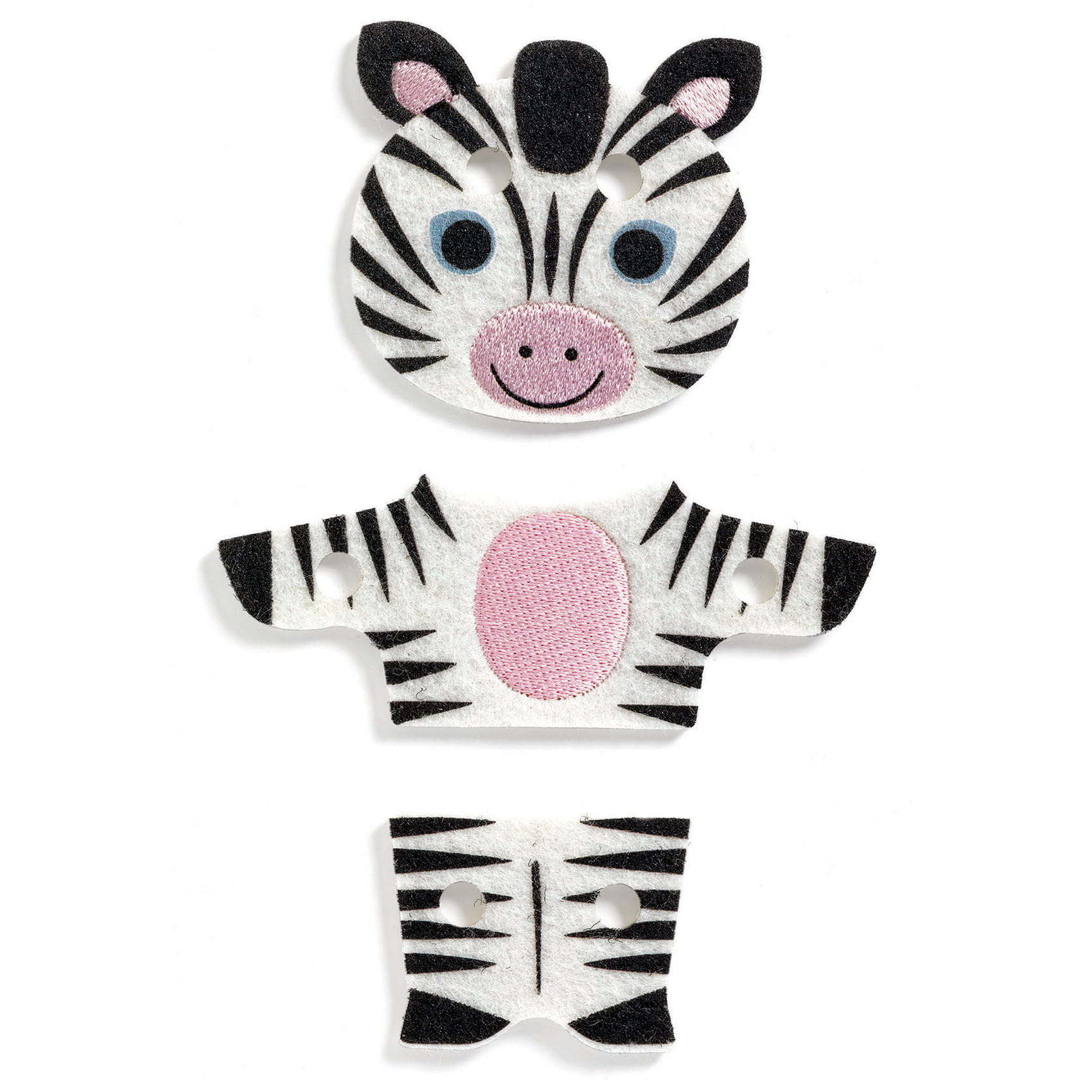 Djeco Nawlekanka-sznurowanka FELTIMIX Zabawa od 2 lat