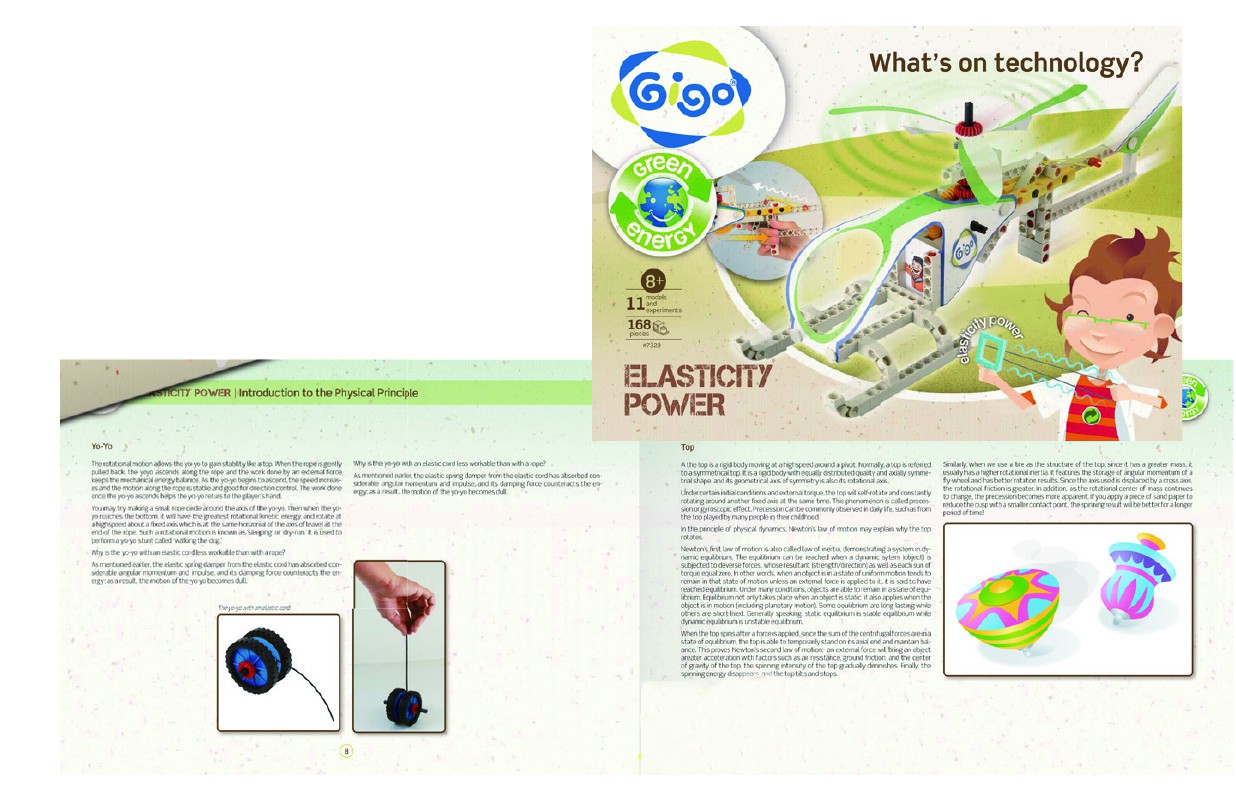 GIGO Siła elastyczności Zestaw Konstrukcyjny 8+