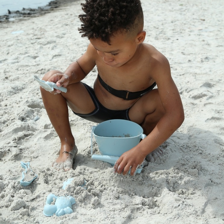 Scrunch Silikonowe Foremki do piasku 4 szt. Wiśniowy 1+