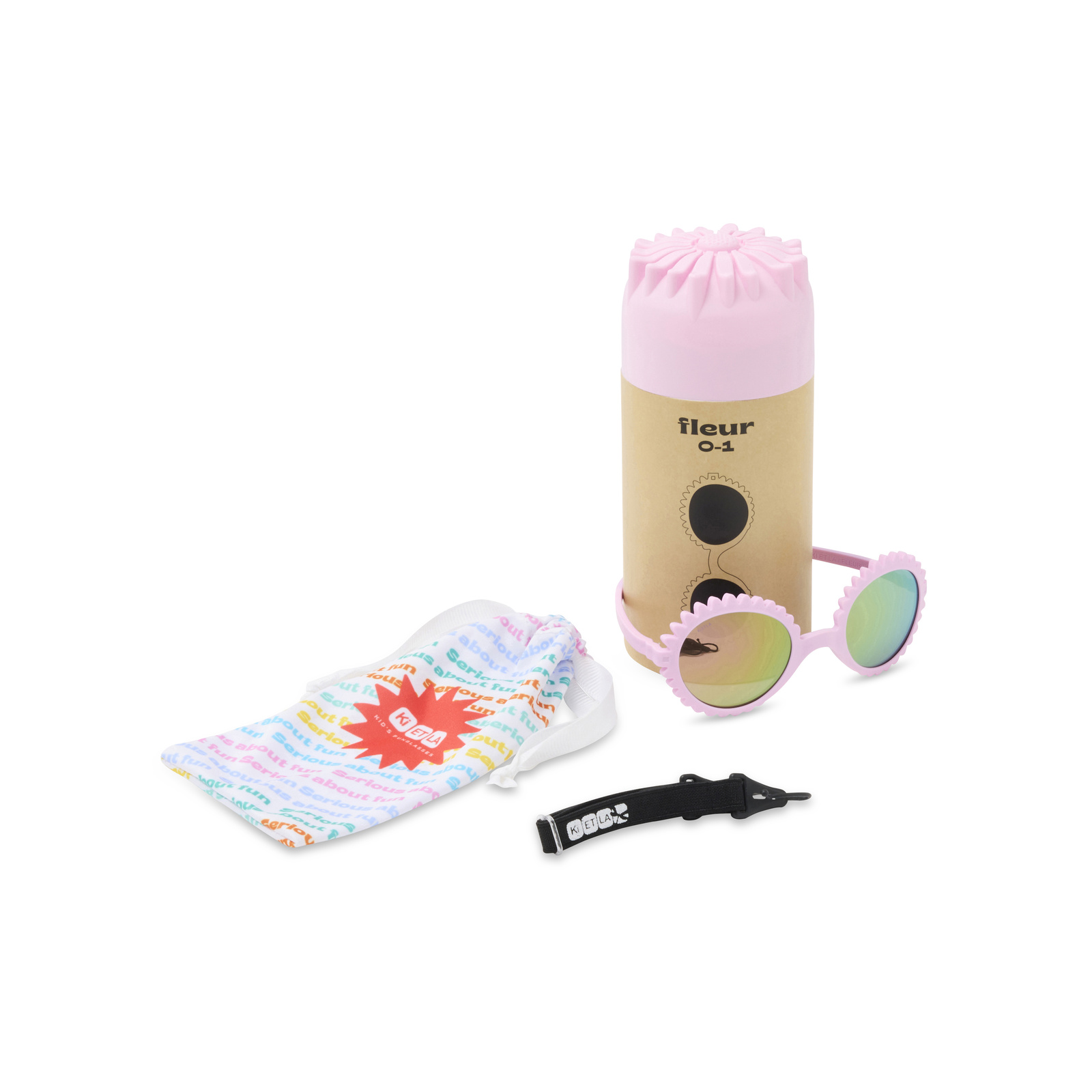 Ki ET LA Okulary Przeciwsłoneczne Fleur Verbena 2–4 lata UV400