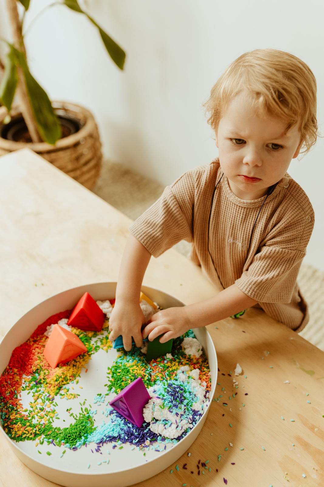 Jellystone Tacka Sensoryczna Play Tray 2w1 Sage 3+