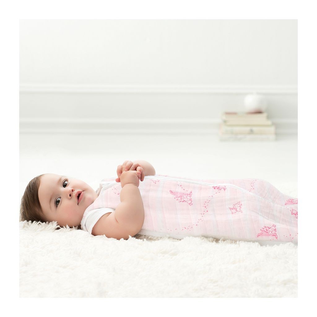 Aden & Anais, Śpiworek muślinowy Disney Aryskotraci 6-12 miesięcy