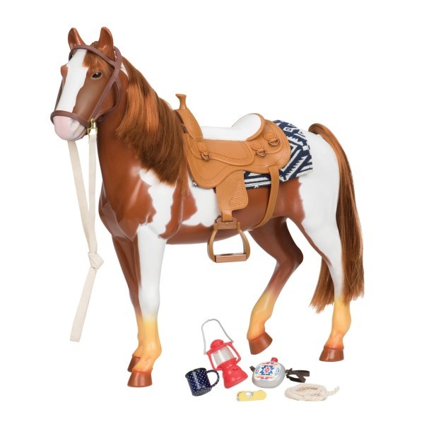 Our Generation Koń Srokacz 46cm z akcesoriami 3+