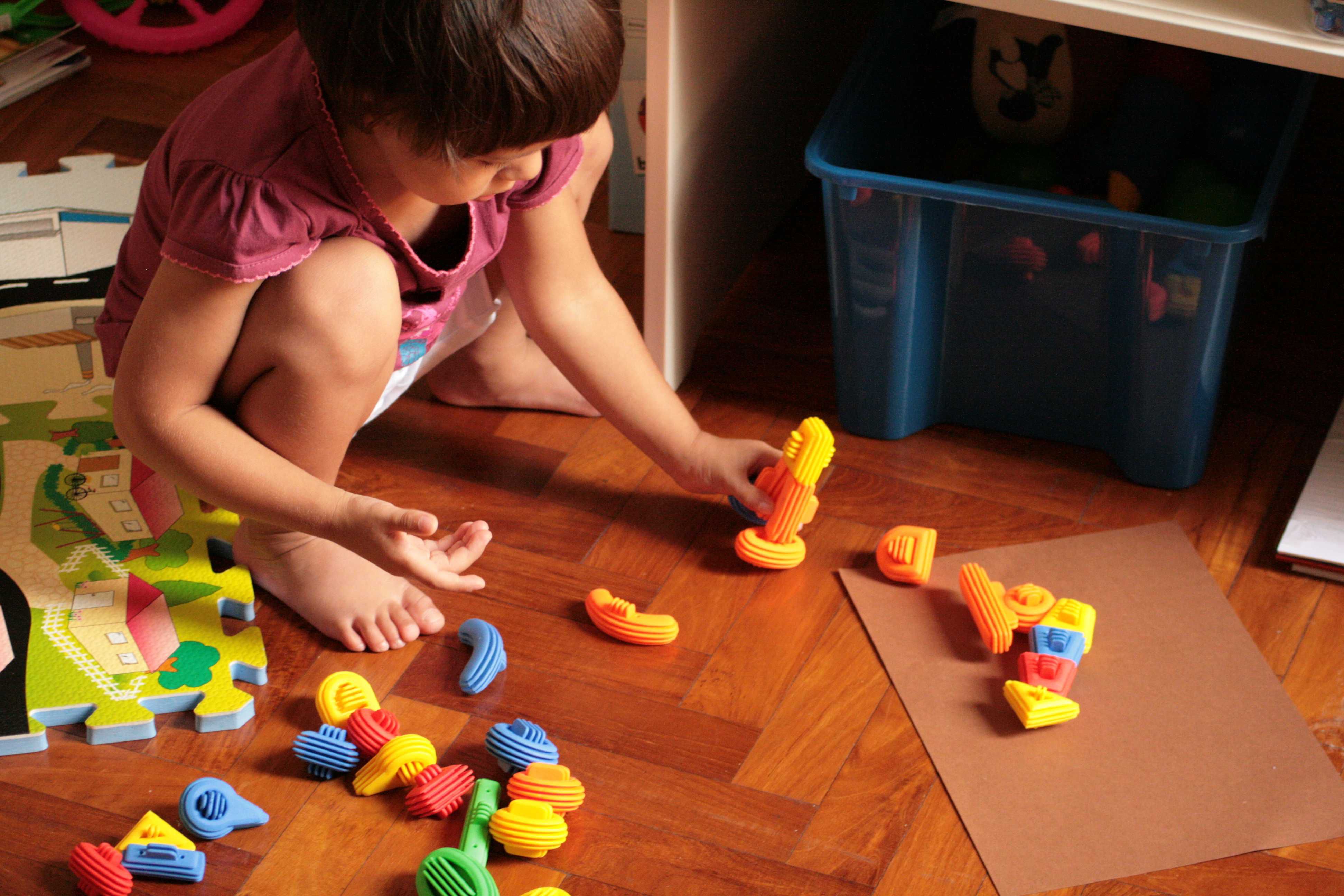 Duże Magiczne Klocki Edukacyjne 1+ | Drewniane