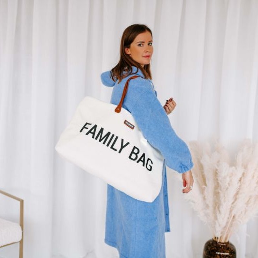 Childhome Torba Family Bag Teddy Bear White - Limitowana Edycja