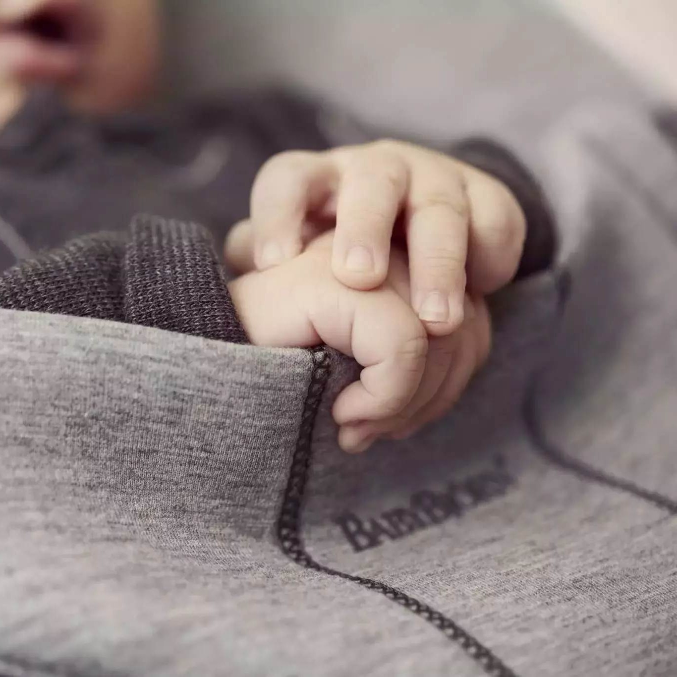 BabyBjorn Leżaczek Bliss 3D Jersey Jasny Szary + Pokrowiec