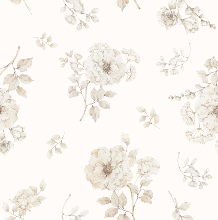 My Memi Rożek i Kołderka 2w1 Boho Flowers 75x75cm