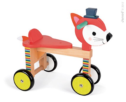 Janod Rowerek Czterokołowy Lisek Baby Forest 1+