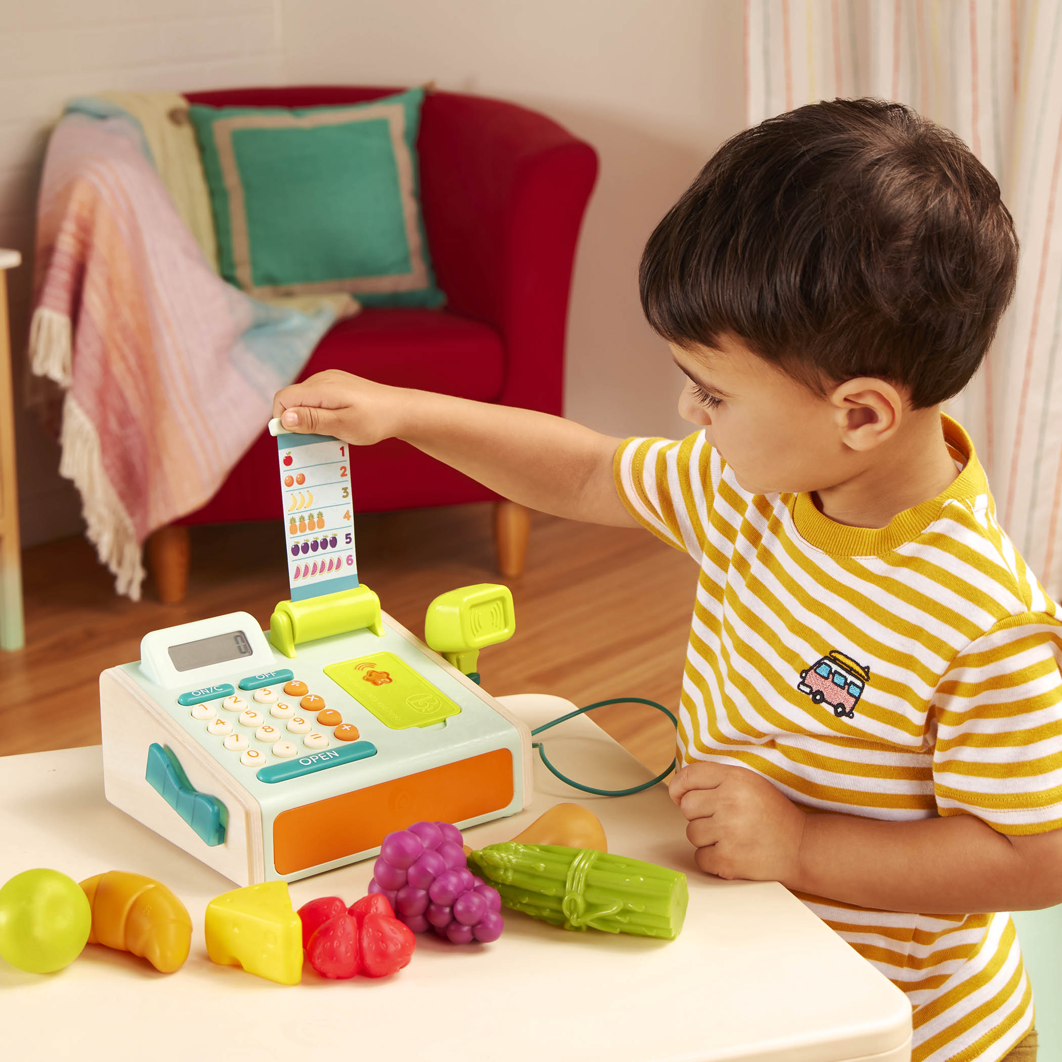 Btoys Kasa Fiskalna ze Skanerem i Kartą 3+