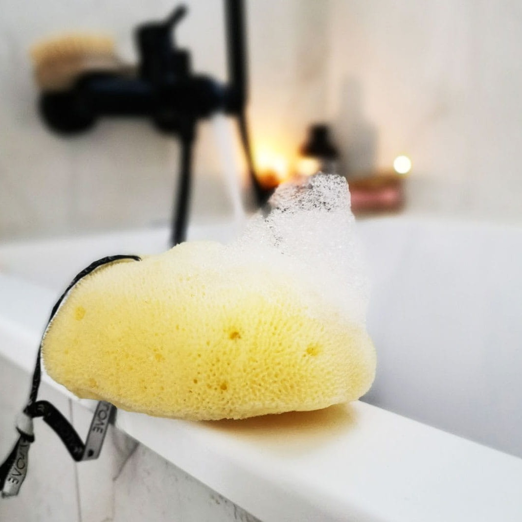 Lullalove Gąbka Fine Silk King Size - 100% naturalna