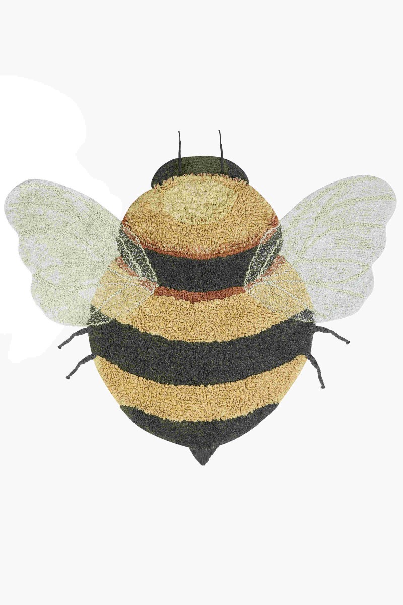 Lorena Canals Dywan bawełniany Pszczoła Bee Planet Bee 115×150