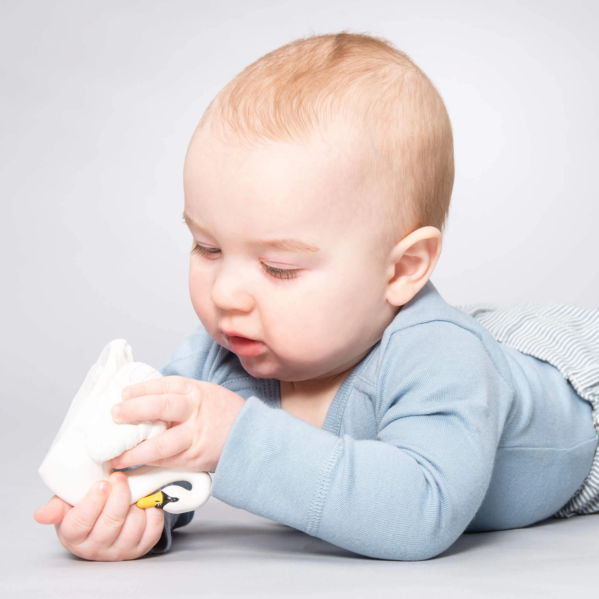 Natruba Gryzak Łabędź - Naturalny Kauczuk 0+ | Zabawka do kąpieli