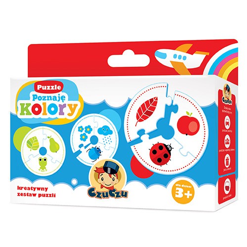 PUZZLE POZNAJĘ KOLORY CZUCZU