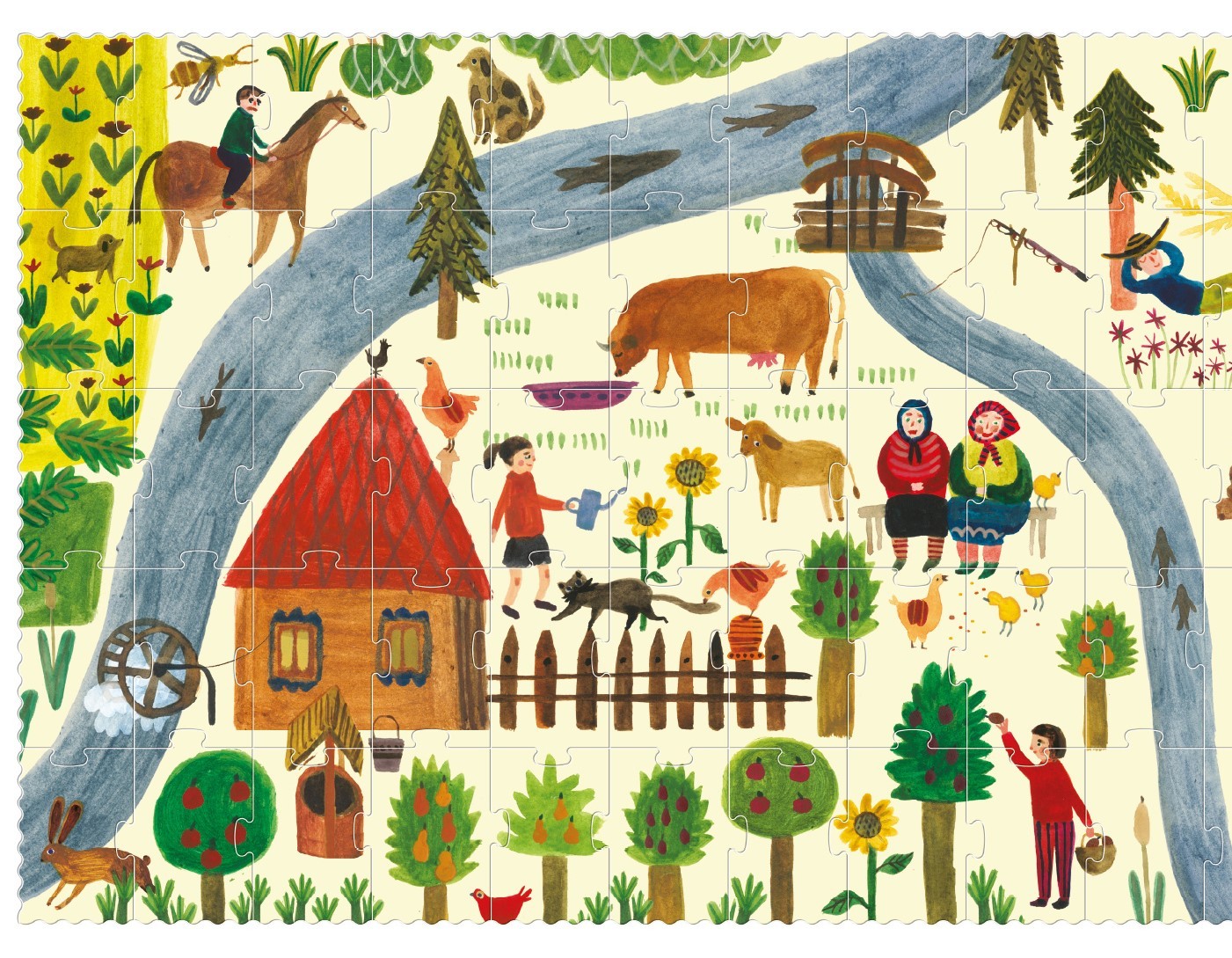 Londji Puzzle Farma 100 elementów 6+