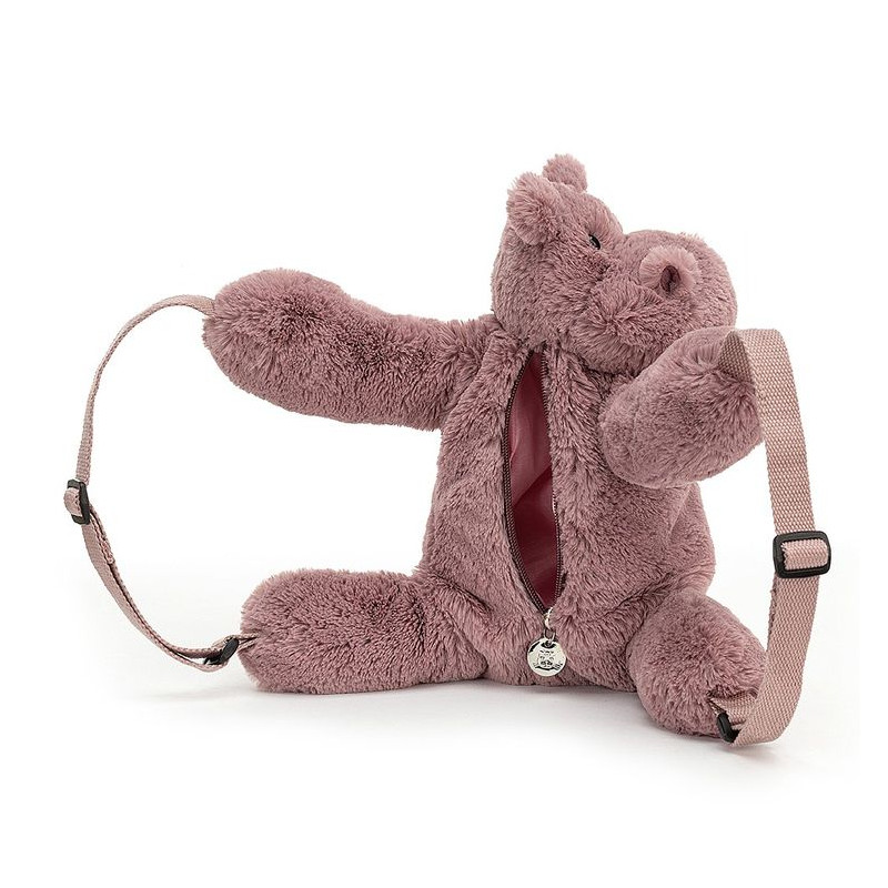 Jellycat Huggady Plecak Hipopotam 28cm 3+