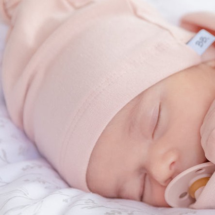 Bamboom Czapeczka elf Różowa 0m+ Bambusowa