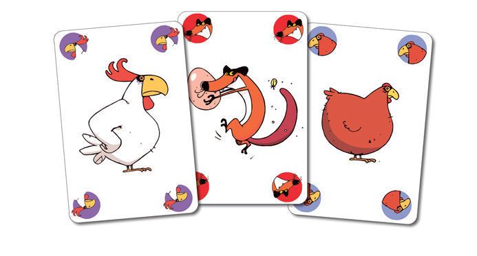 Djeco Gra Karciana Kurczaki 4+ | Edukacyjna