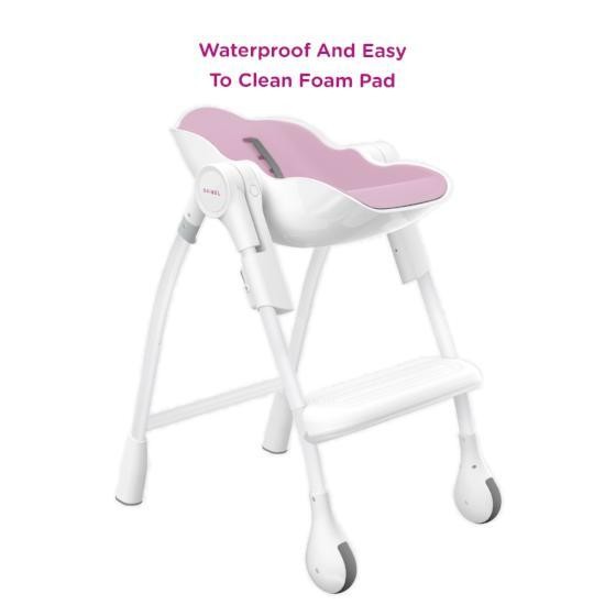 Oribel Krzesełko do karmienia Cocoon Różowe 0+