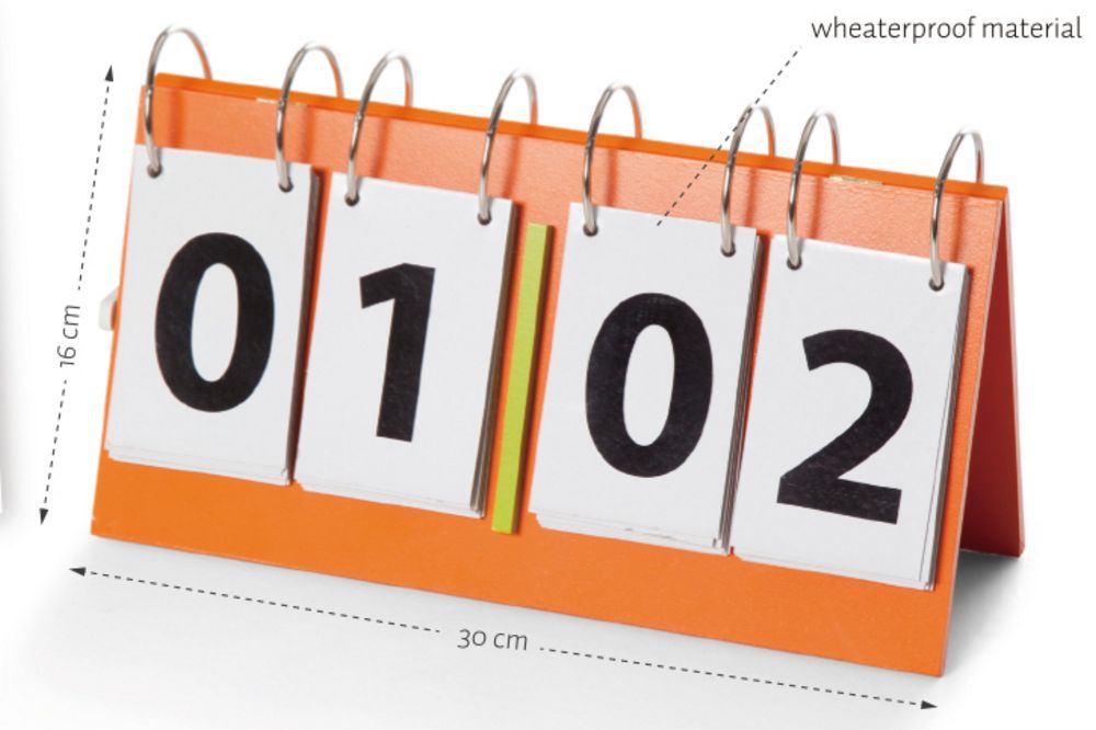 Tablica Wyników Drewniana do Gier 6+