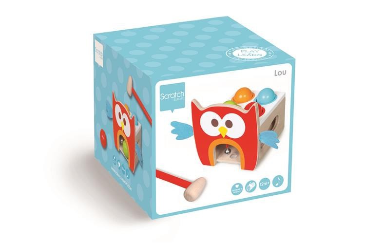 Scratch Toc-Toc Przebijanka Sowa 12m+
