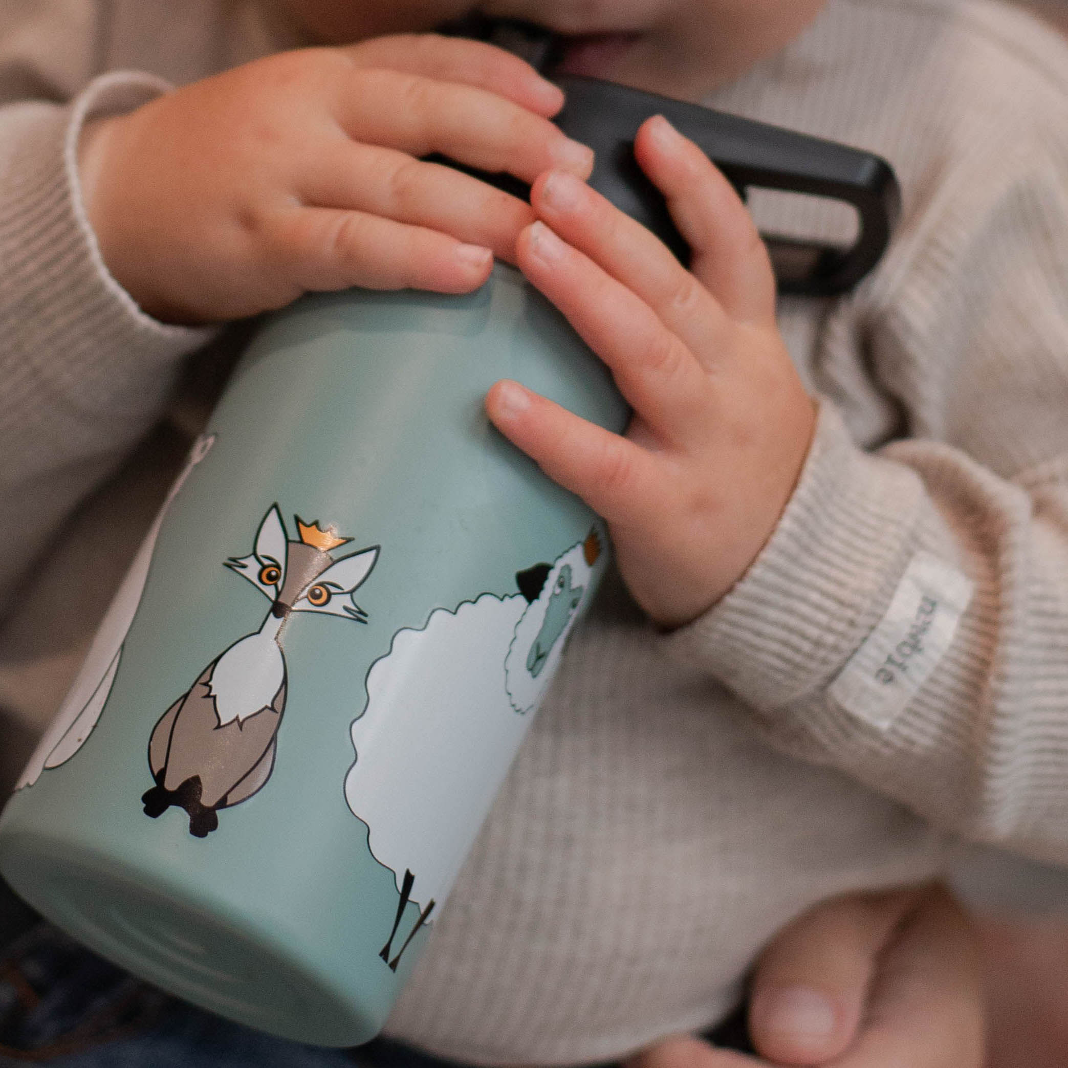 Baby Livia Butelka Termiczna 400 ml Blue Surf 0+