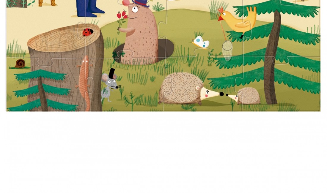 Londji Puzzle Moja Mała Czerwona 24 el. 3+