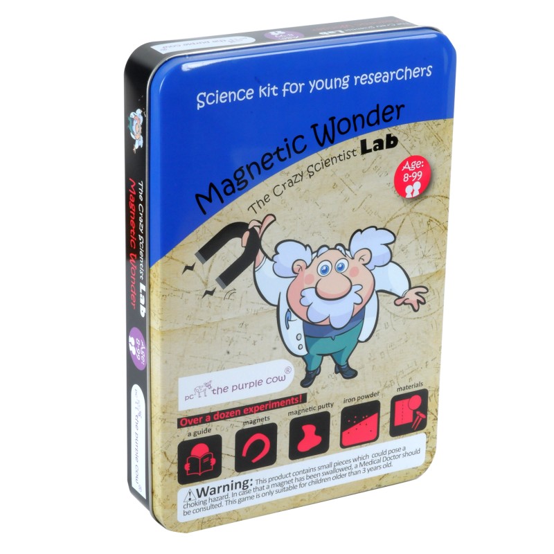 The Purple Cow Zestaw Eksperymenty Cuda Magnetyczne 8+