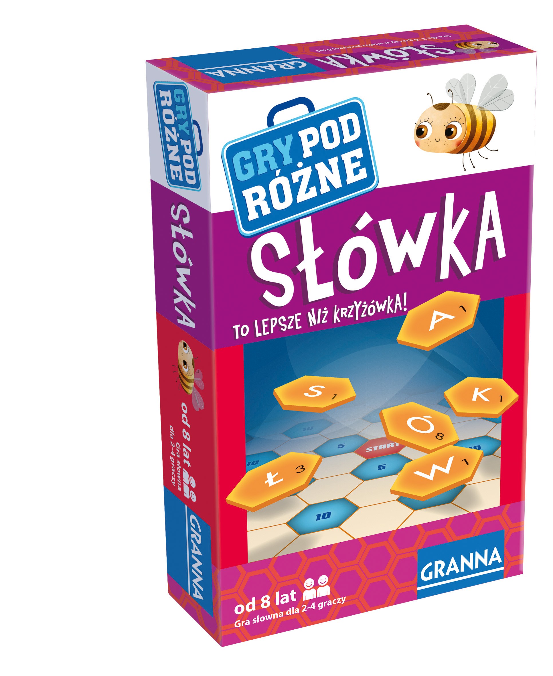 Gra Słówka Mini - Gra podróżna, wzbogaca słownictwo, 8+