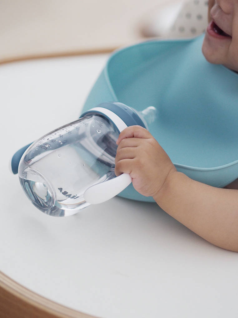 Beaba Butelka Treningowa 2w1 Tritan 210ml Windy Blue