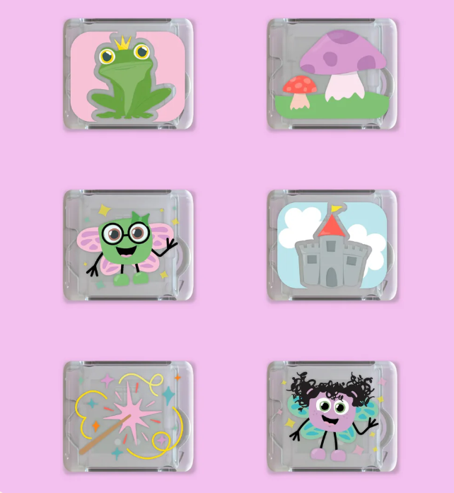 Glo Pals Kostki Świetlne Sensoryczne 6el wróżki 3+