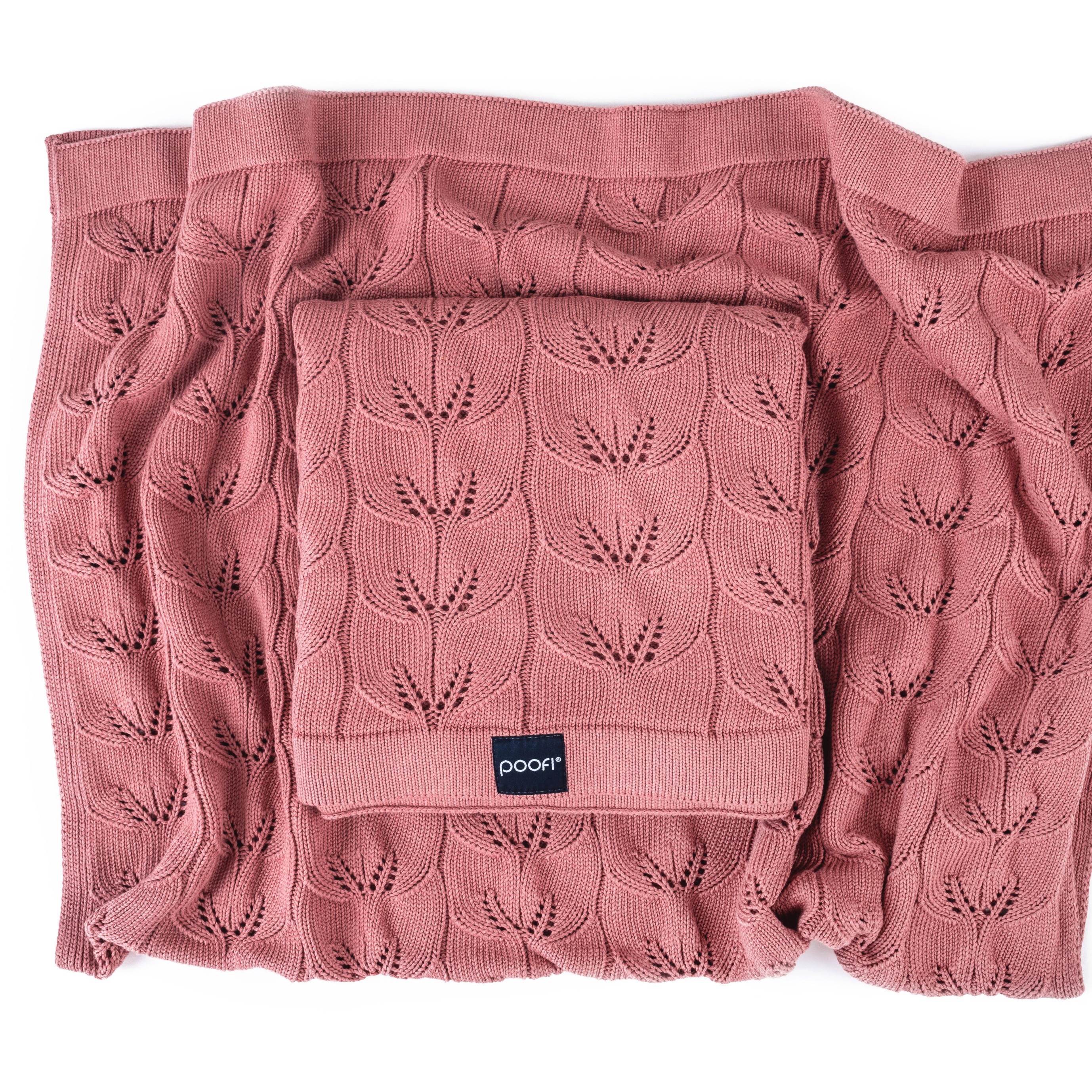 Poofi Kocyk bambusowy Milano herbaciana róża 0+