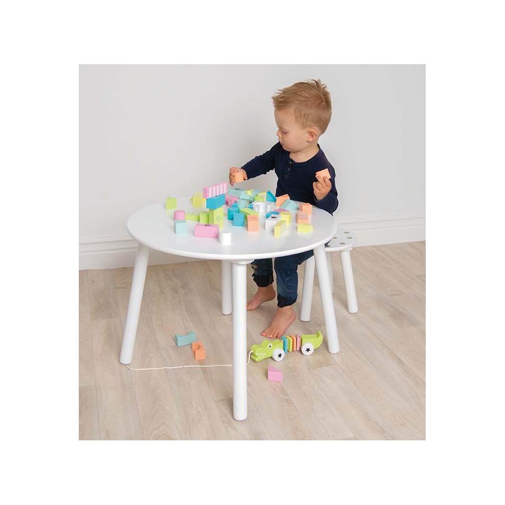 Jabadabado Klocki Drewniane Kolorowe 50 szt.