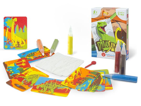 Sabbiarelli Magiczny Piasek Dinozaury 5l+