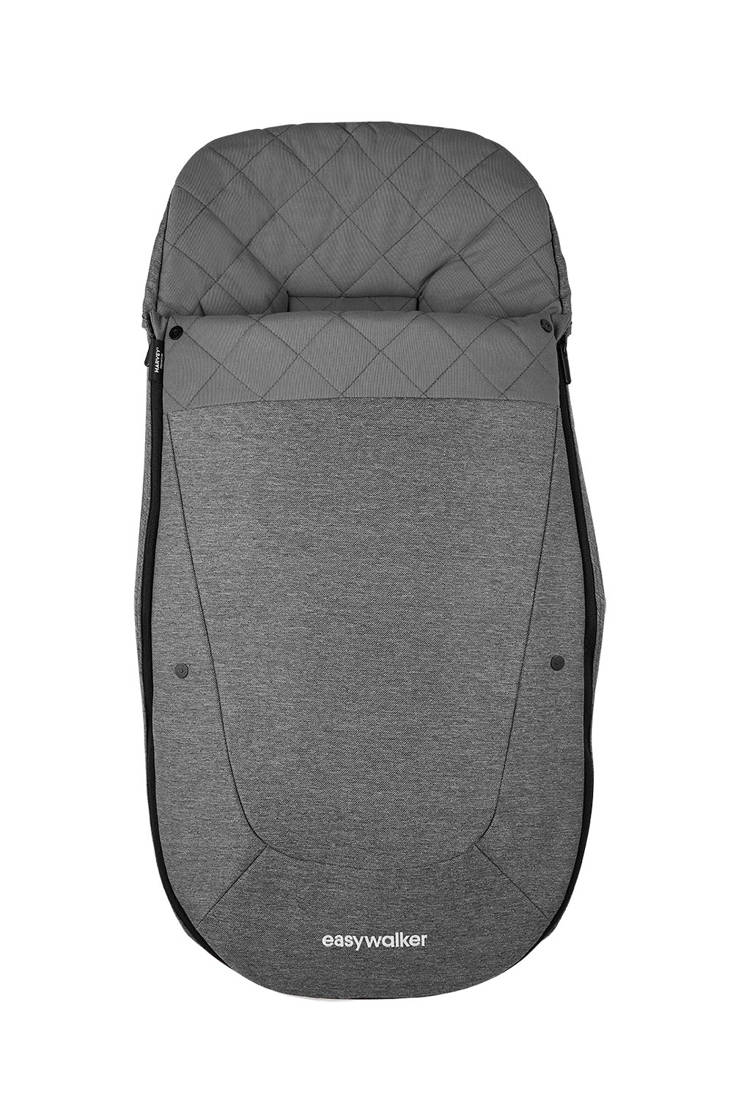 Easywalker Śpiworek do wózka Diamond Grey | 0+