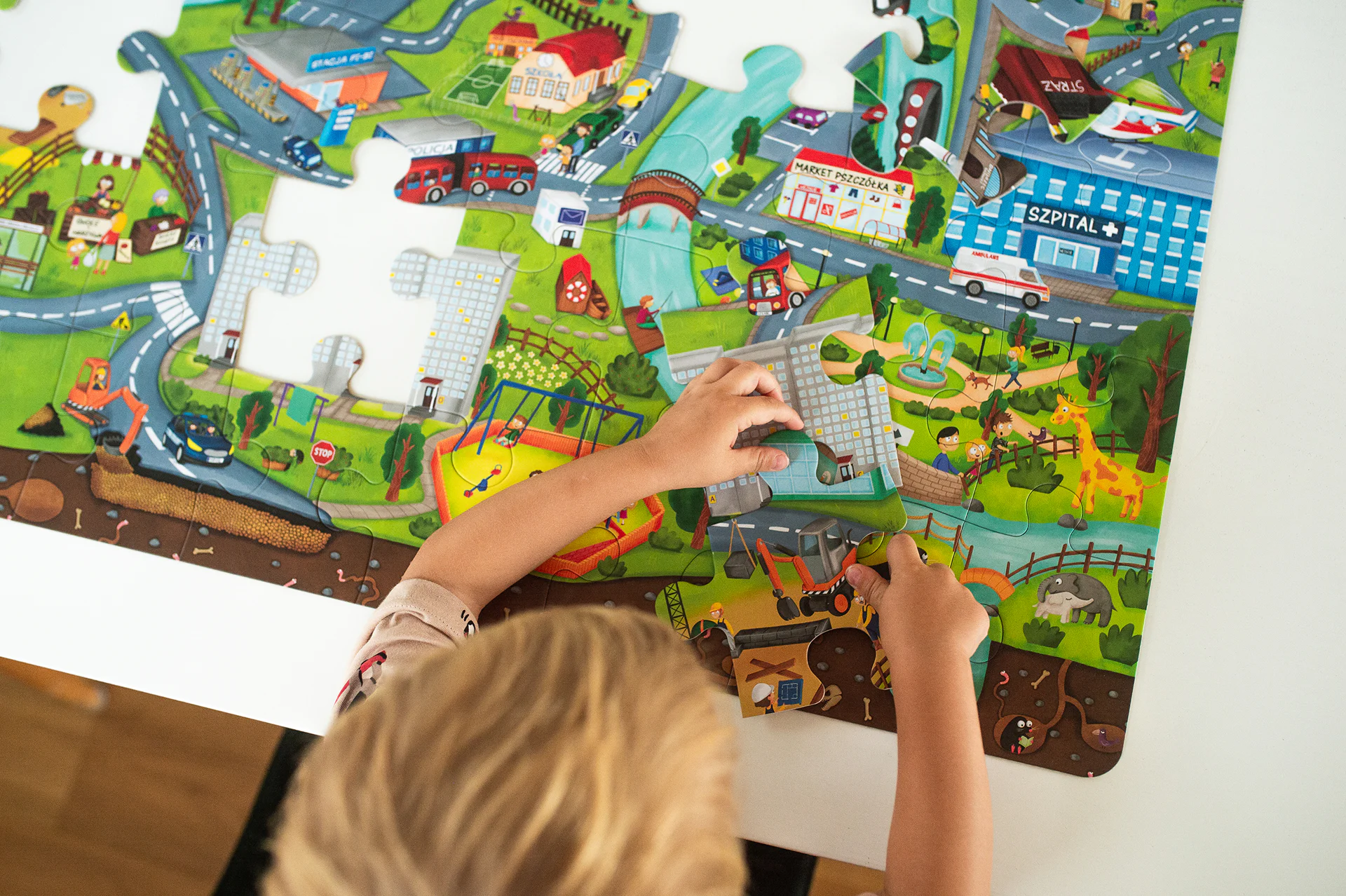 Puzlaki Wielkie Puzzle Układanka 45el 96x58cm 3+