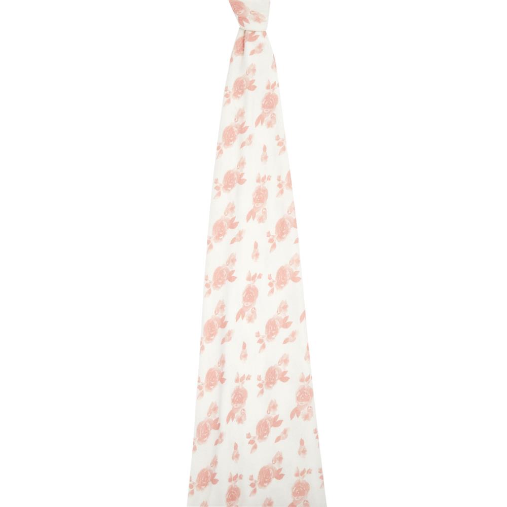 Aden & Anais Kocyk dzianinowy SNUGGLE KNIT ROSETTES 120x120