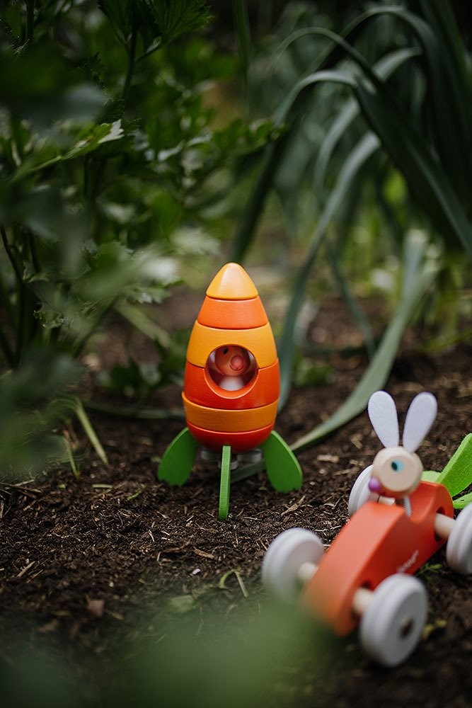 Janod Rakieta Magnetyczna z Królikiem 2+ lat