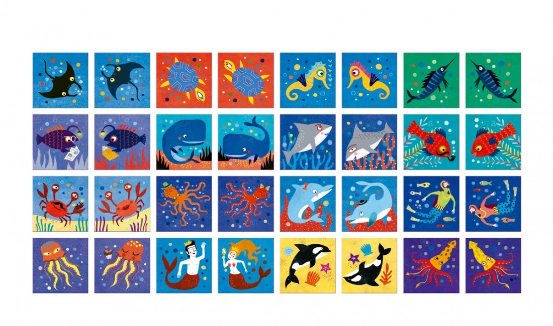 Londji Gra Memo Zwierzęta Oceanu 3+ | Londji