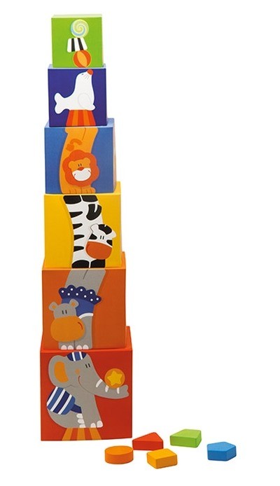 Sevi Kolorowe Pudełka Sorter Cyrk 11el 1+