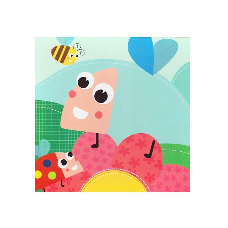 Apli Kids Mini Zestaw Magnesów Ogród 3+